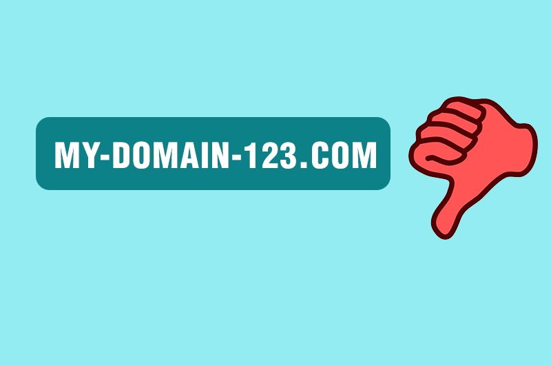 No Numbers And No Hyphens In Domain Name