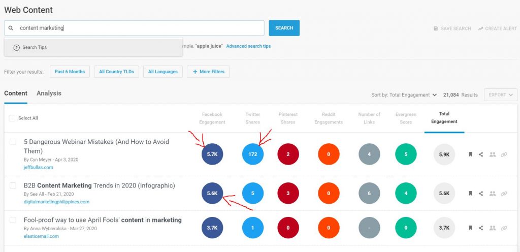 digital marketing tools for social media buzzsumo