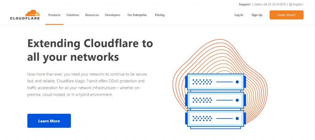 use cloudflare to prevent getting click bombed