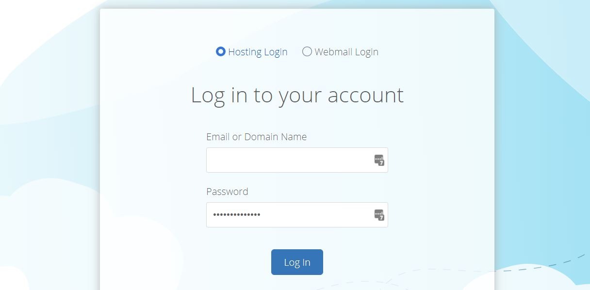 Bluehost blog login