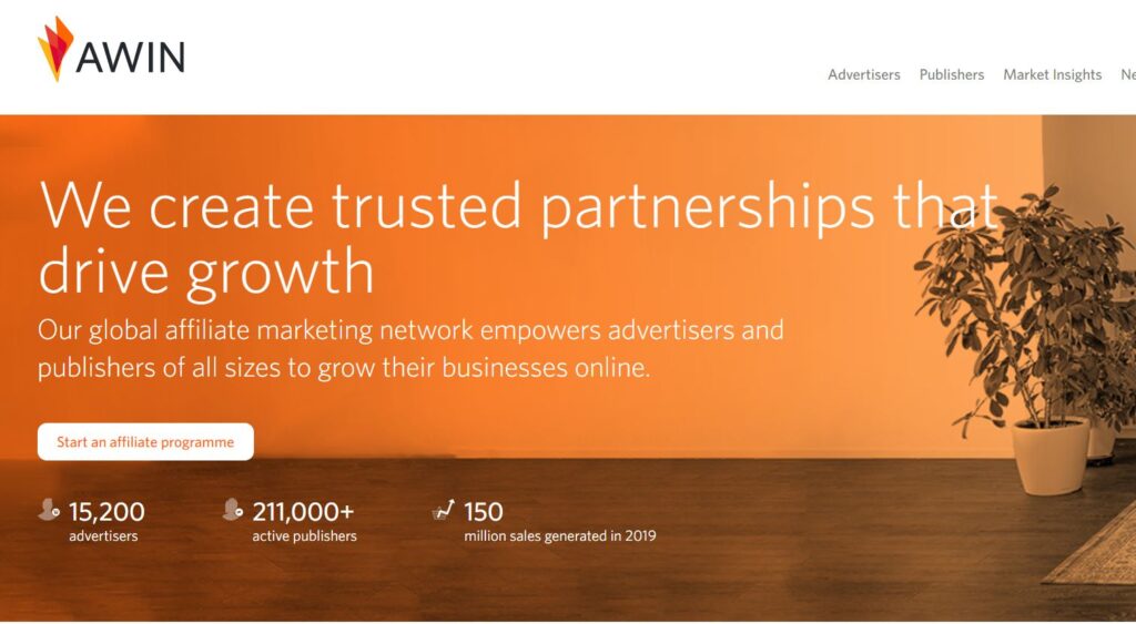 awin - affiliate platform