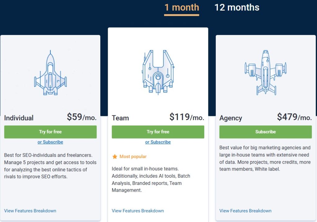 Serpstat pricing