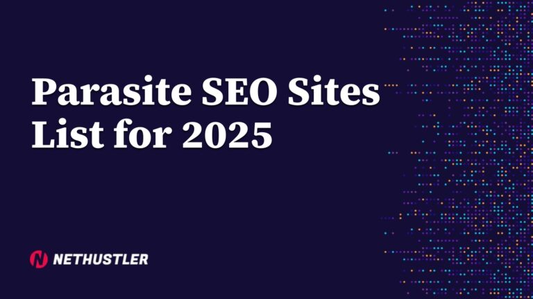 Parasite SEO Sites List for 2025