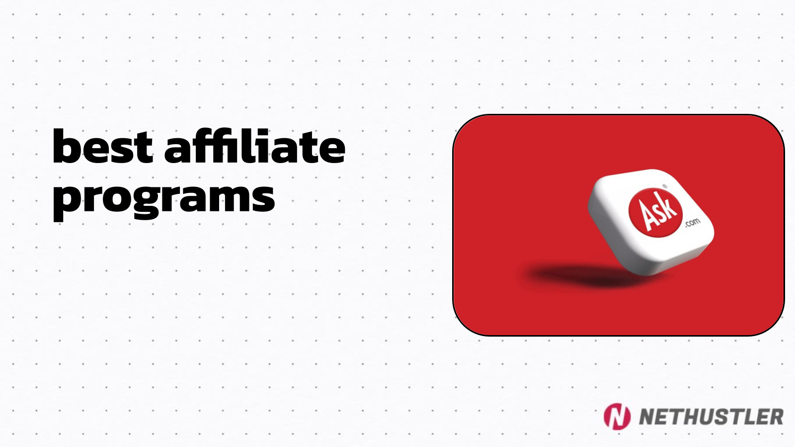 best affiliate programs