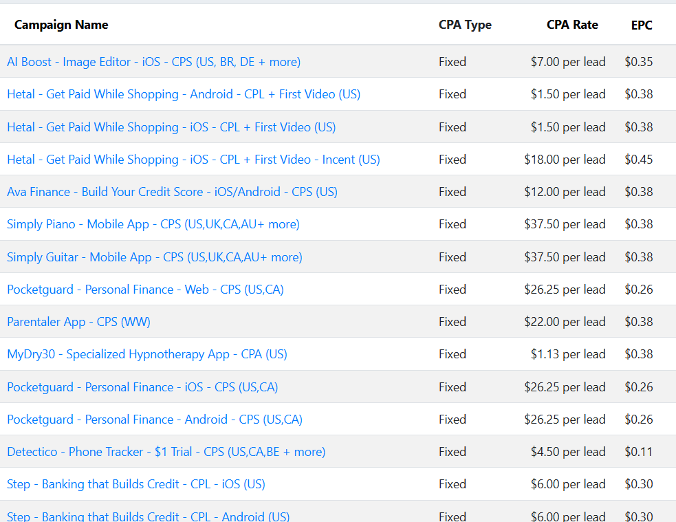 choosing cpa offers