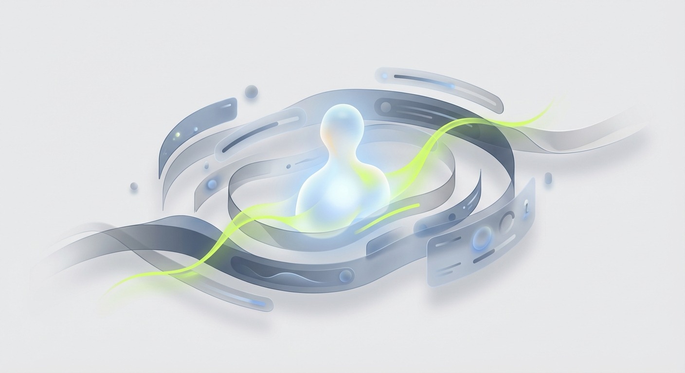 glowing human soul in machine