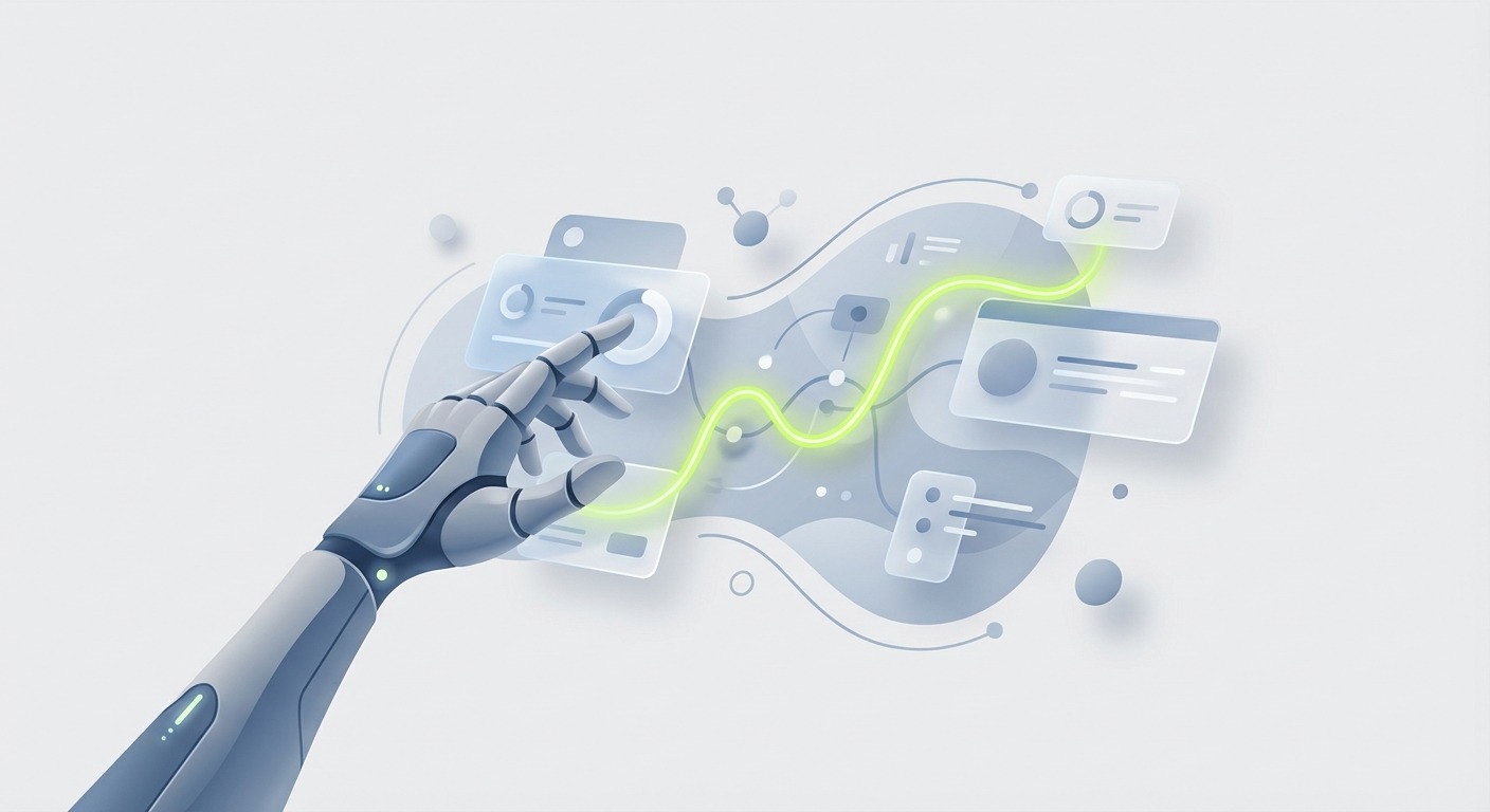 robot analyzing data structure